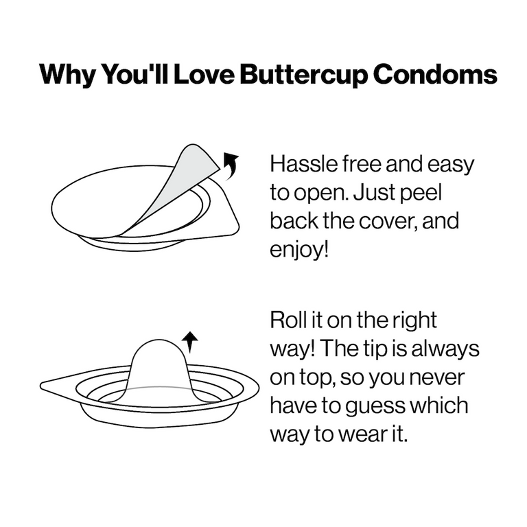 Custom Condom Buttercups