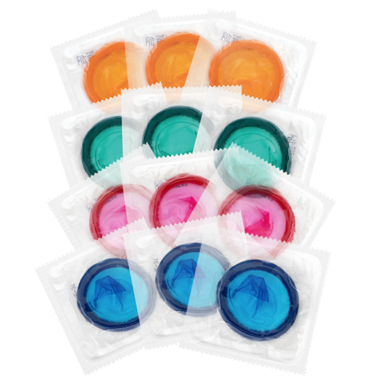 Custom Clear Condom Wrappers Single Color