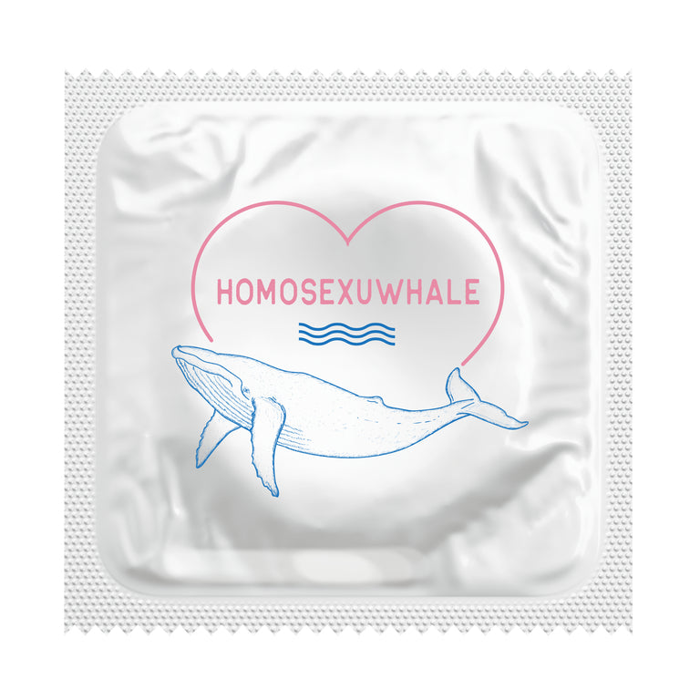 Homosexuwhale Pride Condoms, Bag of 50