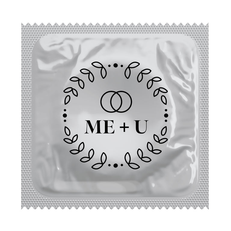 Me and You Bachelorette Party Condoms, Bag of 50