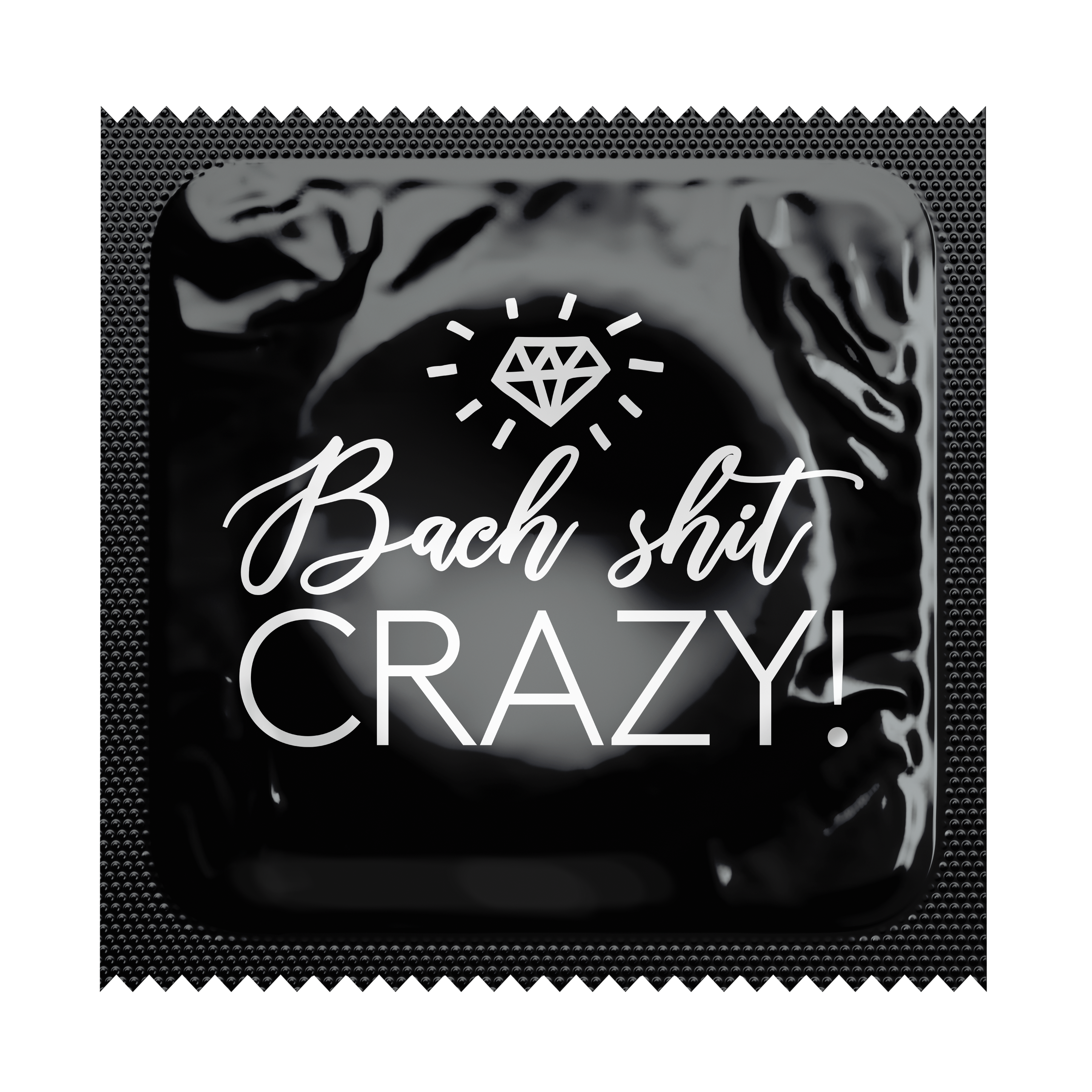 Bach Shit Crazy Bachelorette Party Condoms, Bag of 50