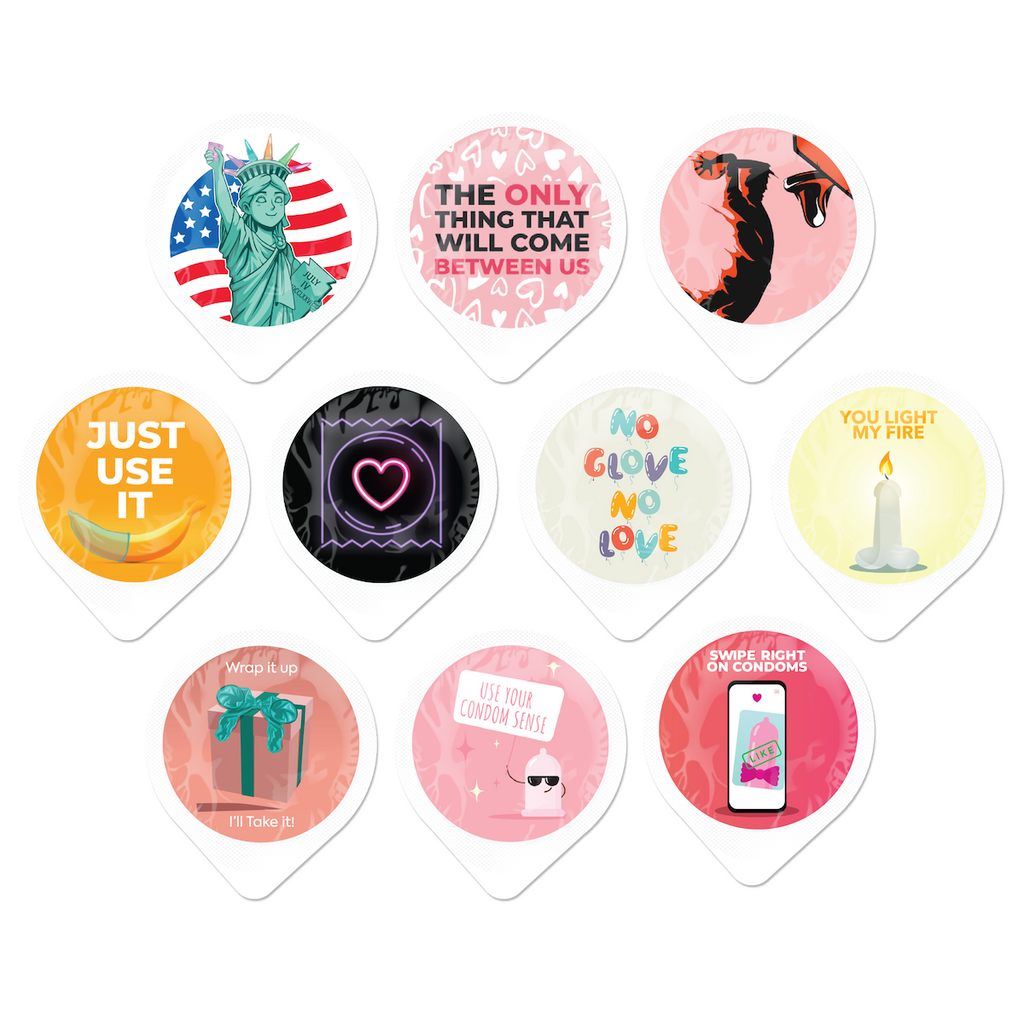 Condom Promotion Condom Buttercups, Bag of 60 – Custom Condoms®