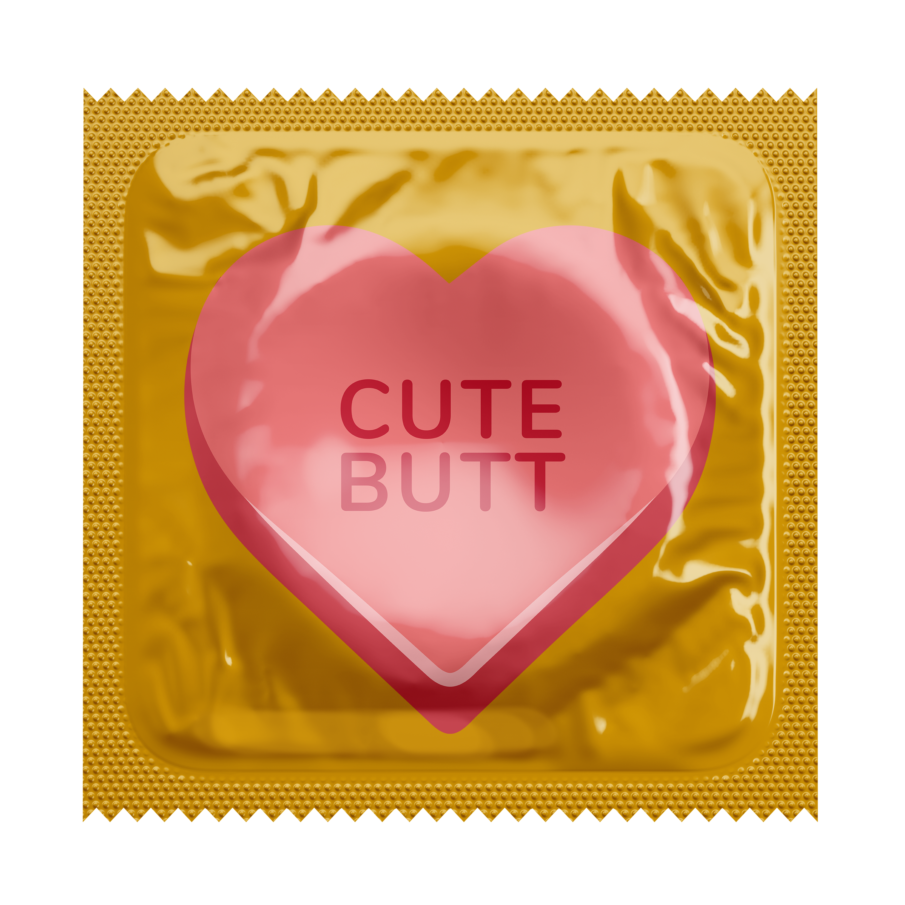 Naughty Candy Hearts Condoms, Bag of 50