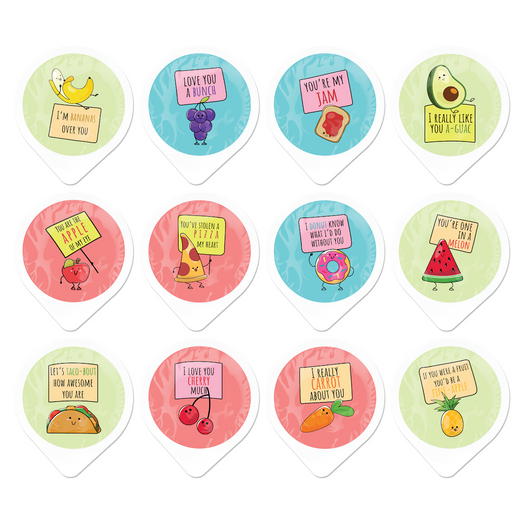 Cute Fruits Condom Buttercups, Bag of 60