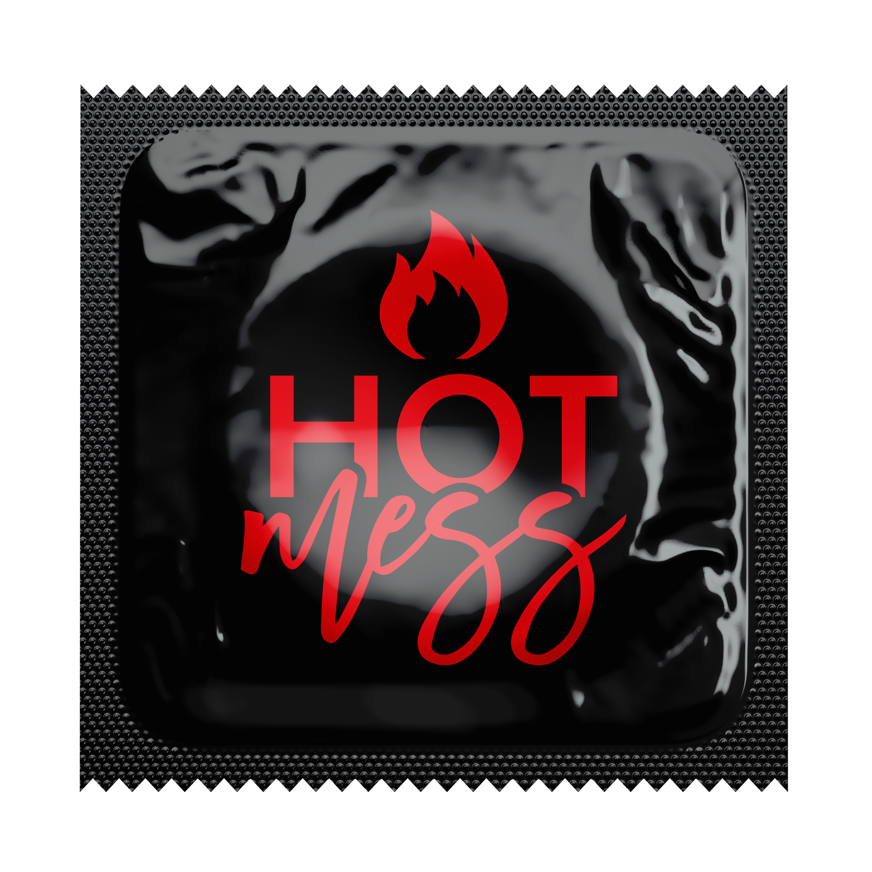Hot Mess Bachelorette Party Condoms, Bag of 50