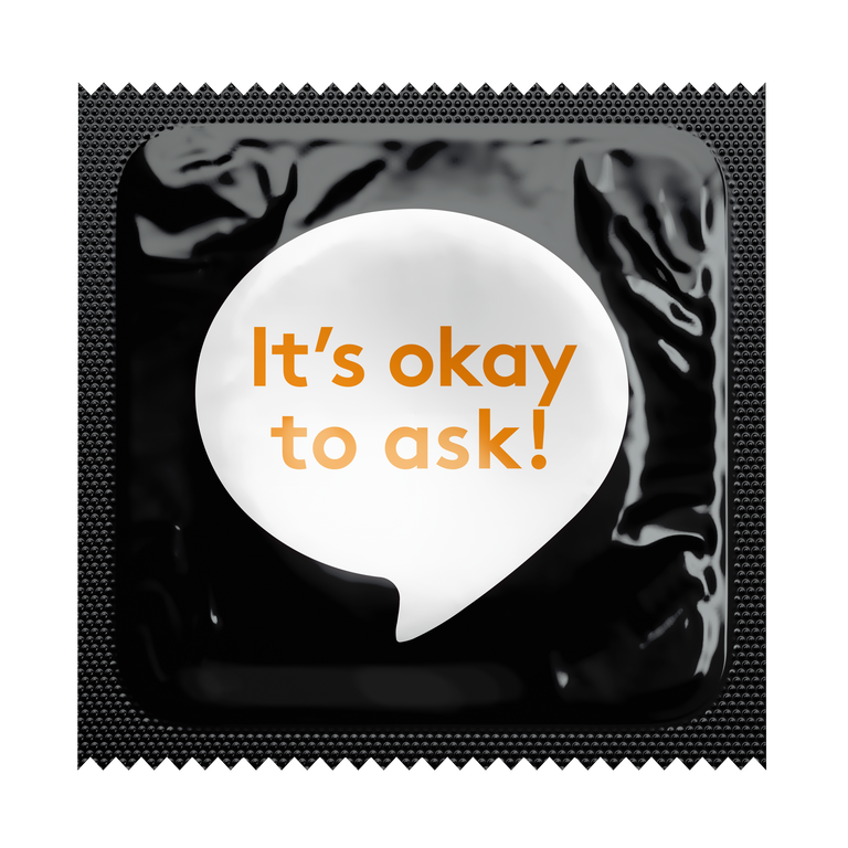 It's Okay to Ask HIV Awareness Condoms, Bag of 50