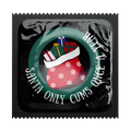 Santa Only Cums Once a Year Holiday Condoms, Bag of 50