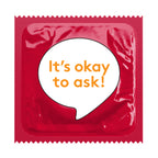 It's Okay to Ask HIV Awareness Condoms, Bag of 50