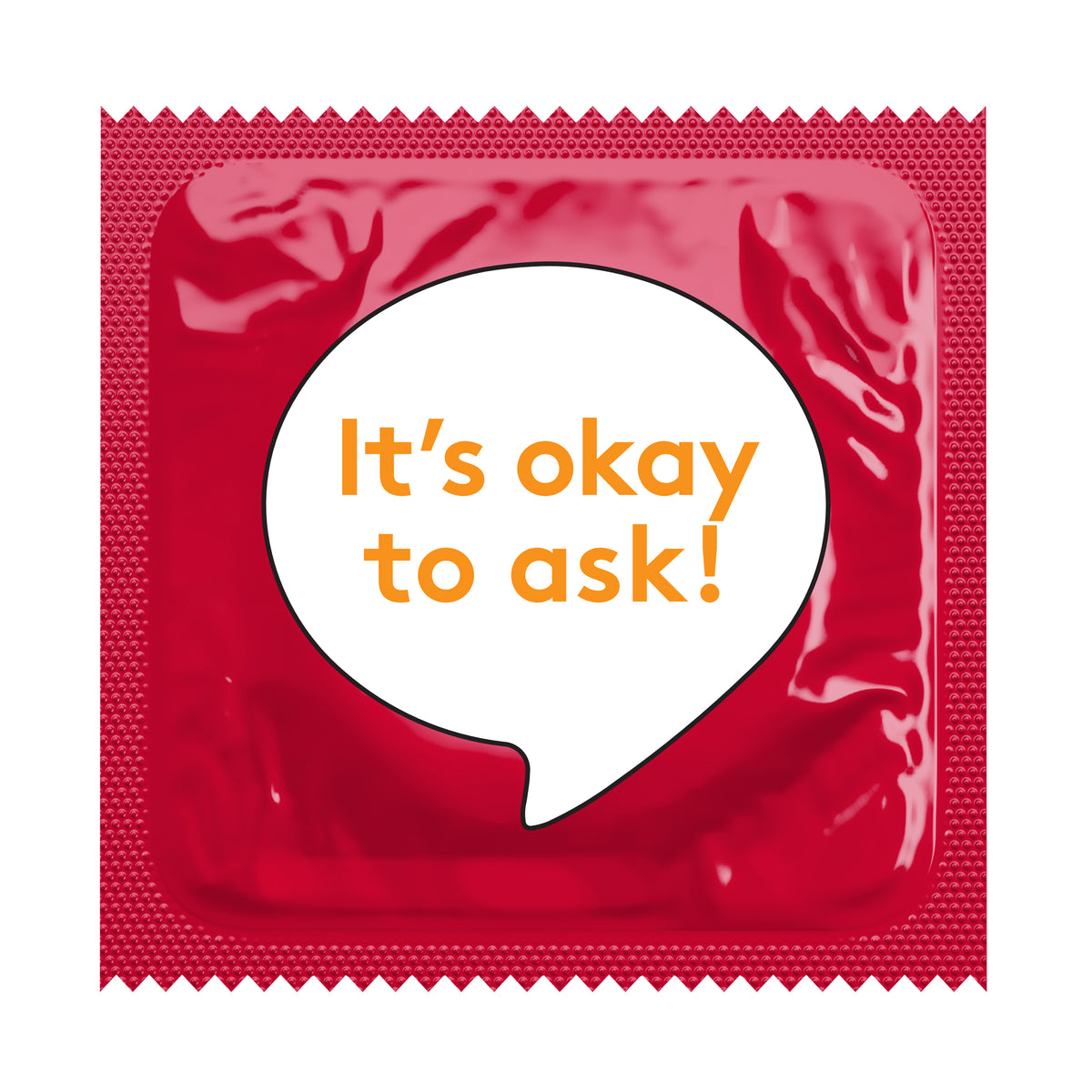 It's Okay to Ask HIV Awareness Condoms, Bag of 50
