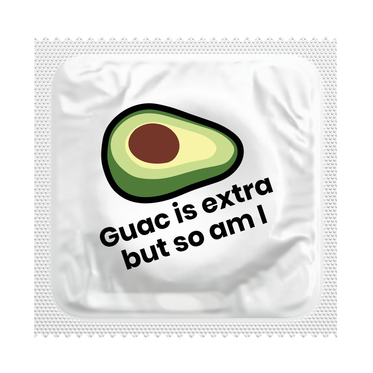 Guac is Extra Humorous Condoms, Bag of 50