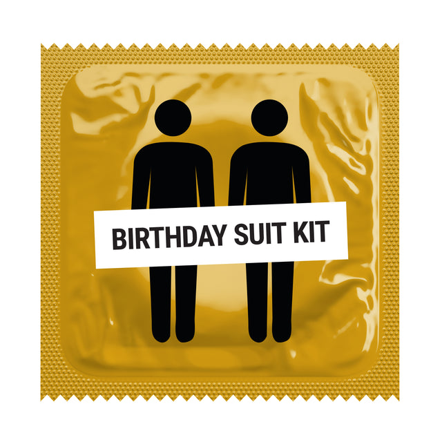 Birthday Suit Kit Humorous Condoms, Bag of 50