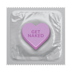 Naughty Candy Hearts Condoms, Bag of 50