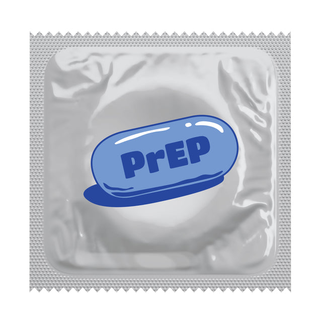 PrEP Pill, HIV Awareness Condoms, Bag of 50